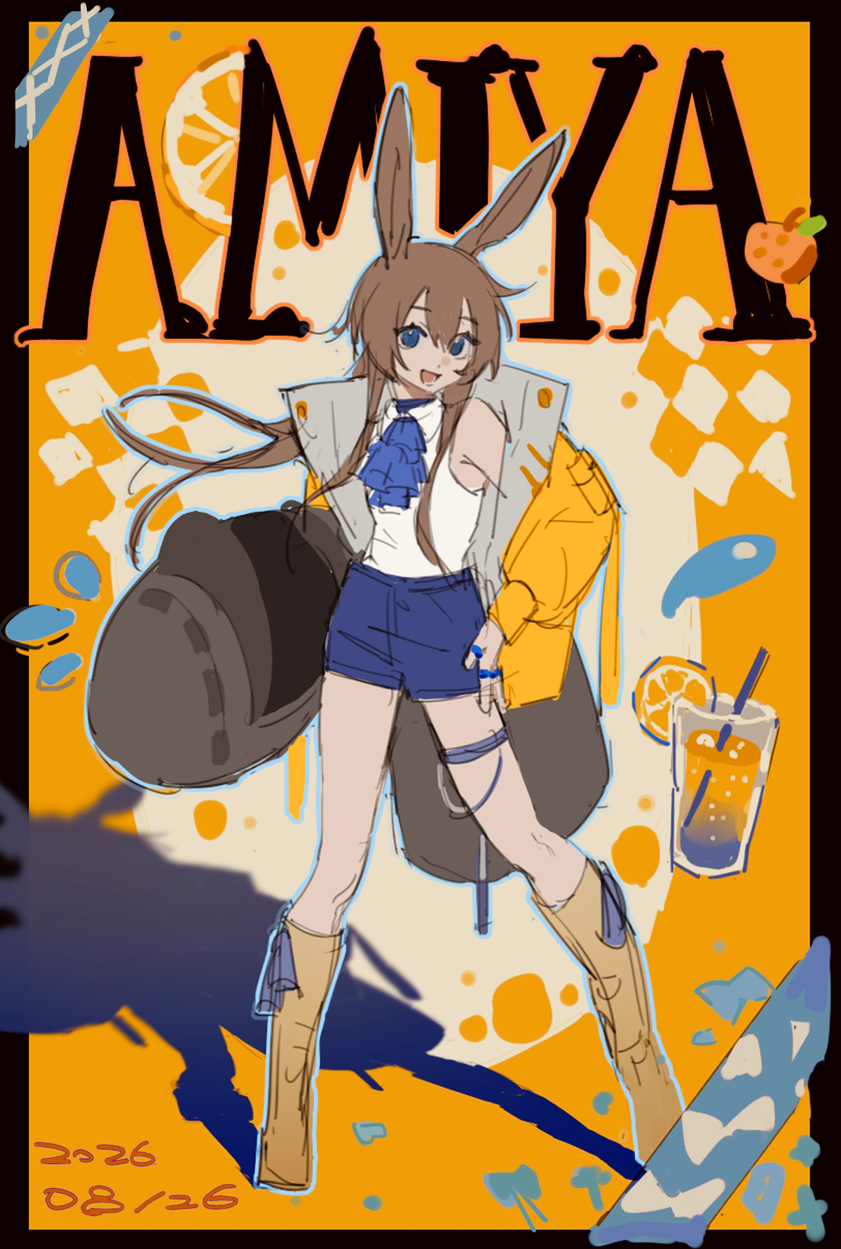 AMYA 角色海报插画